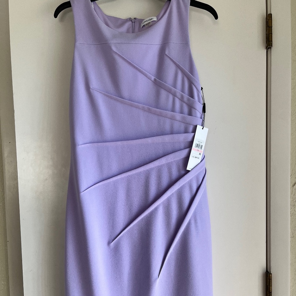 Calvin Klein Sheath Sunburst Dress